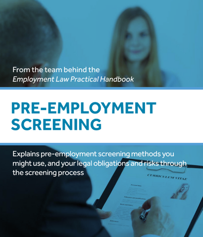 Pre-Employment Screening